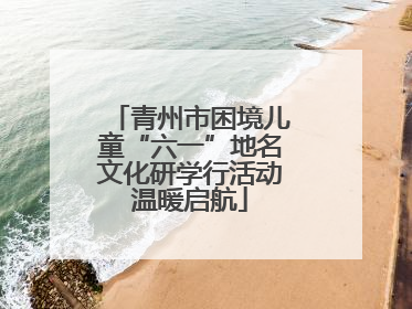 青州市困境儿童“六一”地名文化研学行活动温暖启航