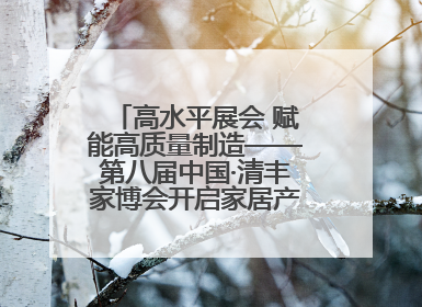 高水平展会 赋能高质量制造——第八届中国·清丰家博会开启家居产业 “国际范”
