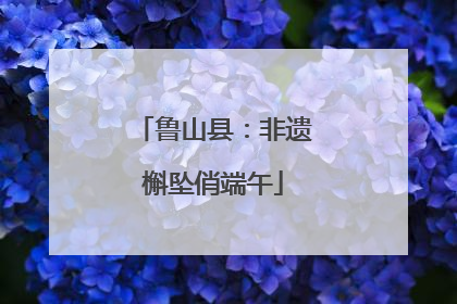 鲁山县：非遗槲坠俏端午