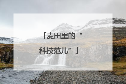 麦田里的“科技范儿”