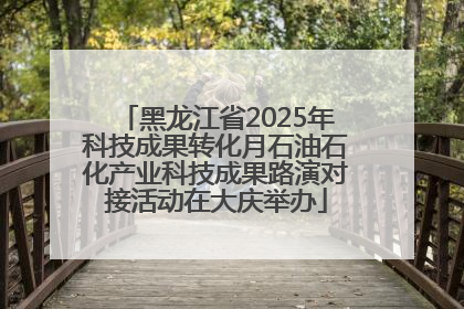 黑龙江省2025年科技成果转化月石油石化产业科技成果路演对接活动在大庆举办