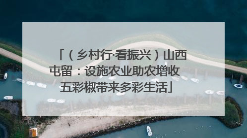 （乡村行·看振兴）山西屯留：设施农业助农增收 五彩椒带来多彩生活