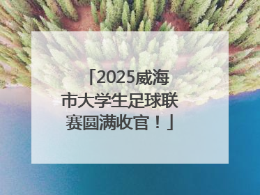 2025威海市大学生足球联赛圆满收官！