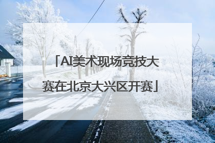 AI美术现场竞技大赛在北京大兴区开赛